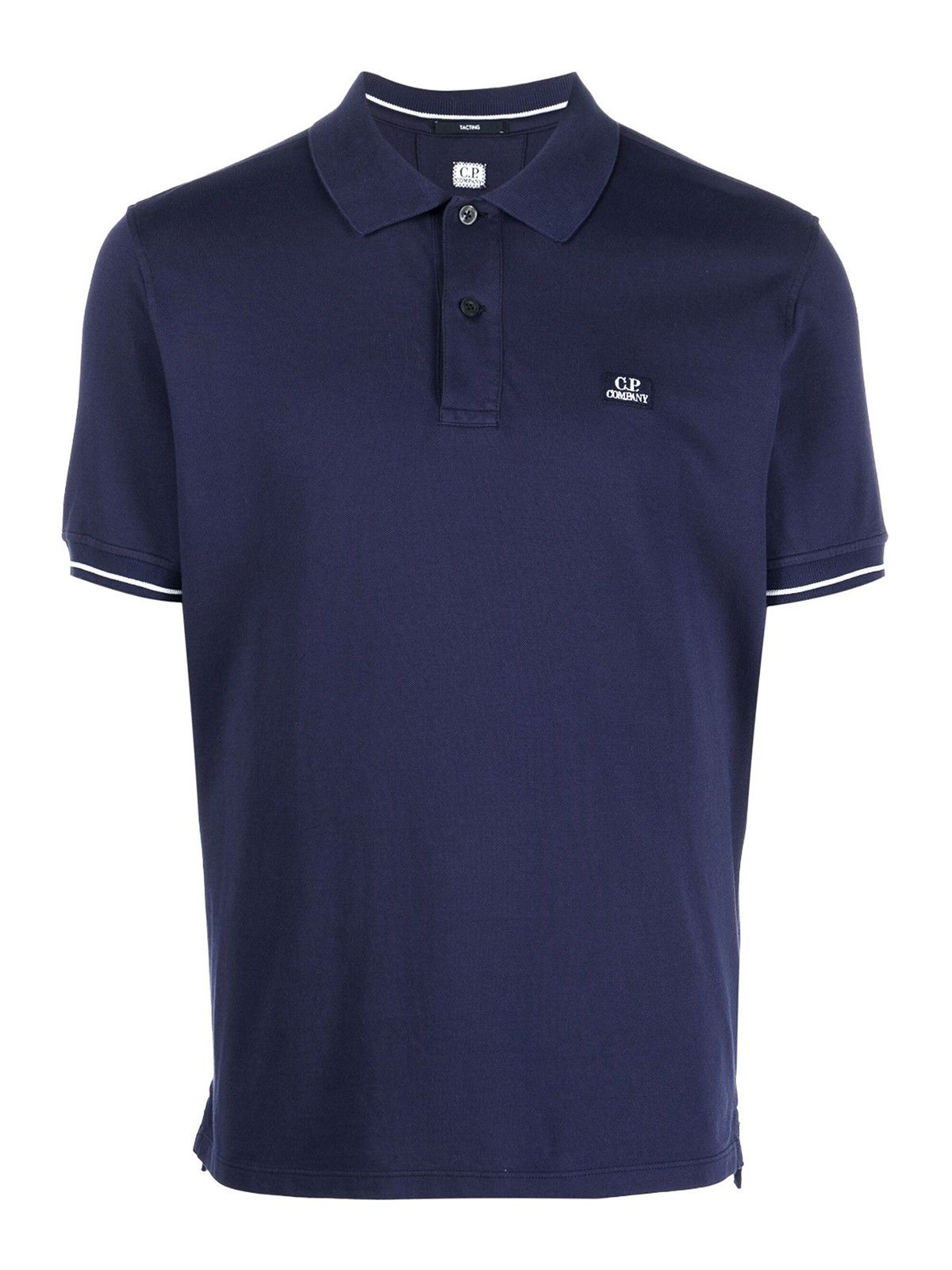 C.P. Company o1y1224 Logo Polo Shirt in Navy Blue Size US S / EU 44-46 / 1 - 1 Thumbnail