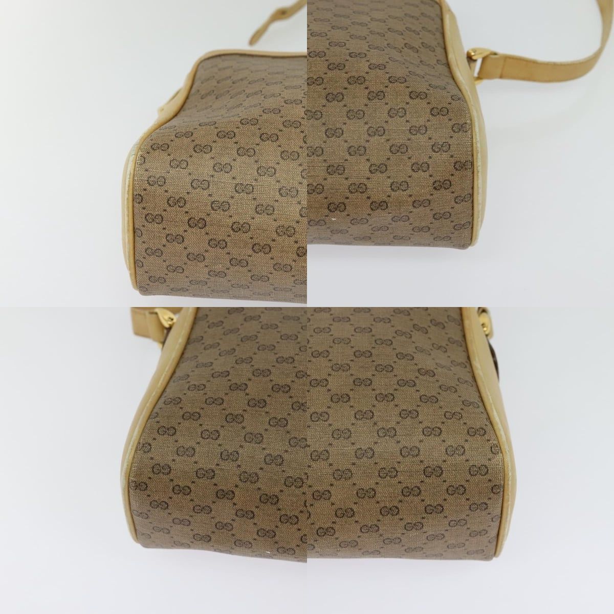 Gucci GUCCI Micro GG Supreme Shoulder Bag Pvc Beige Gold Size ONE SIZE - 10 Thumbnail