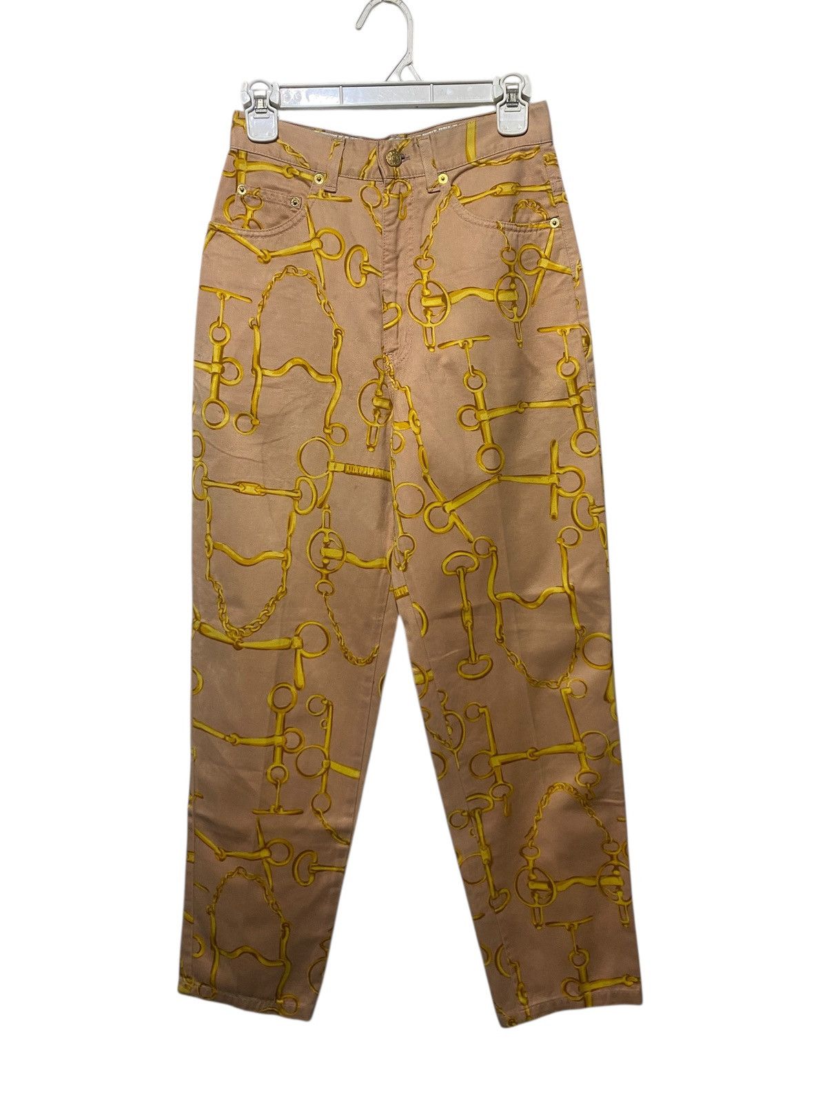 Gucci SS93 Gucci Tom Ford horsebit highwaist pants Size 26" / US 2 / IT 38 - 1 Thumbnail