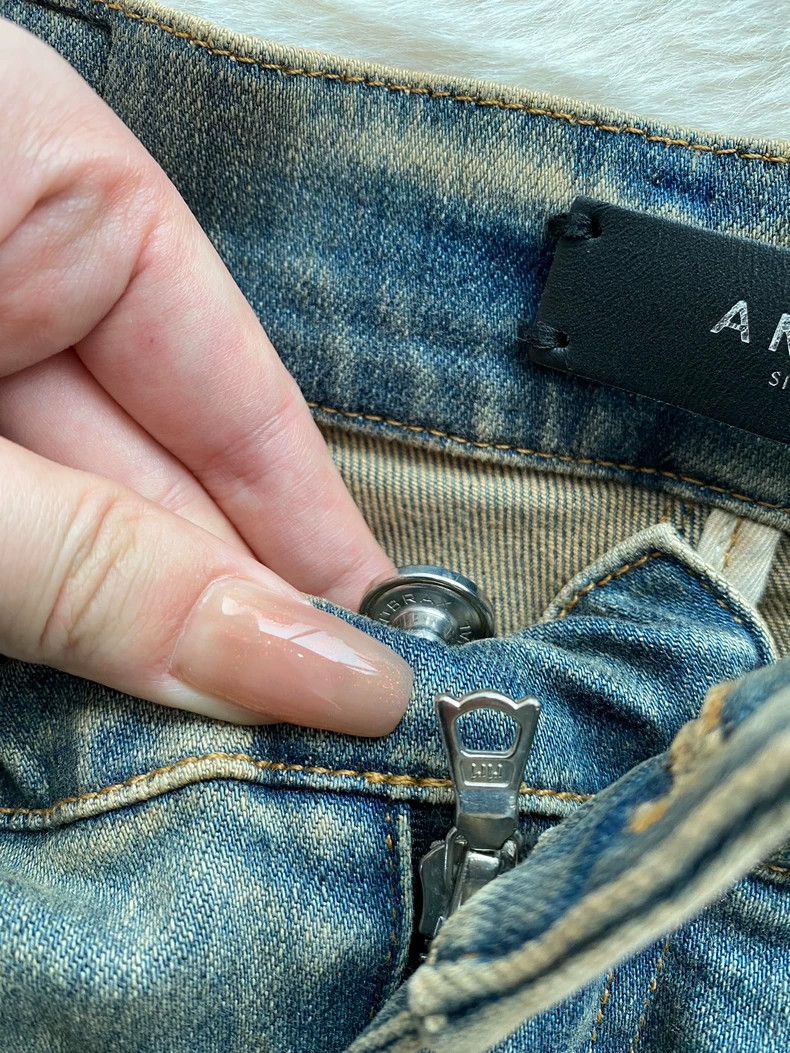 Amiri Amiri Mud Stained Knee Destroyed Jean Size US 32 / EU 48 - 7 Thumbnail