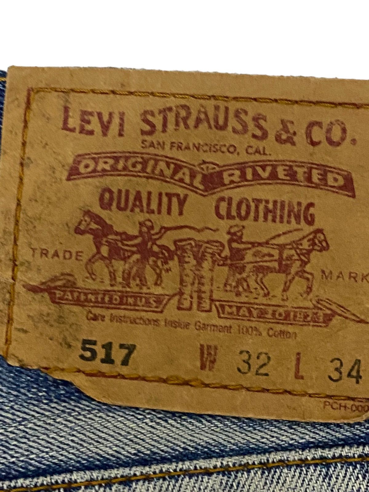 Levi's Vintage Clothing Levis Vintage Clothing 517 Distressed Denim Light Washed Size US 30 / EU 46 - 11 Thumbnail