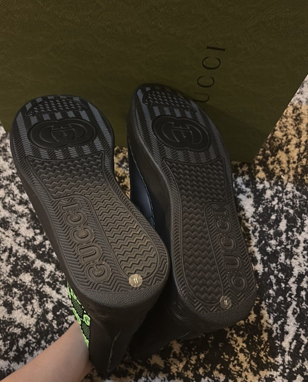 Gucci Gucci Men Boot with GG Jersey size 11 Size US 11 / EU 44 - 3 Thumbnail