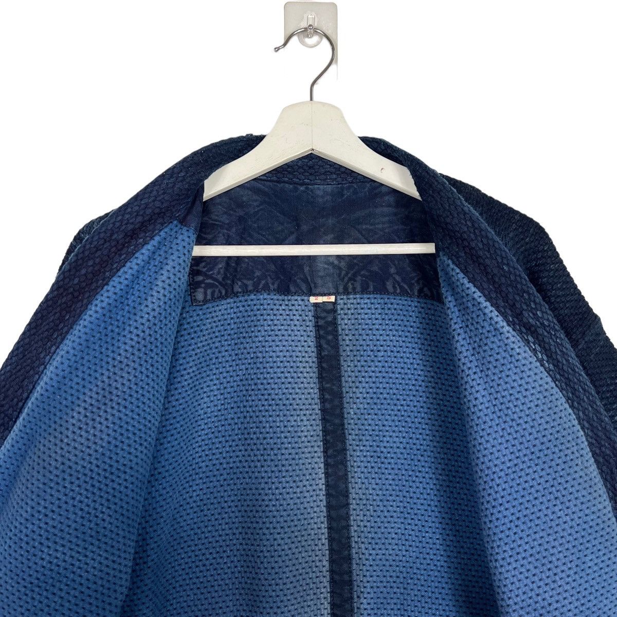 Indigo × Japanese Brand 🔥 VINTAGE 60s INDIGO KENDO CARDIGAN JACKET Size US M / EU 48-50 / 2 - 11 Thumbnail