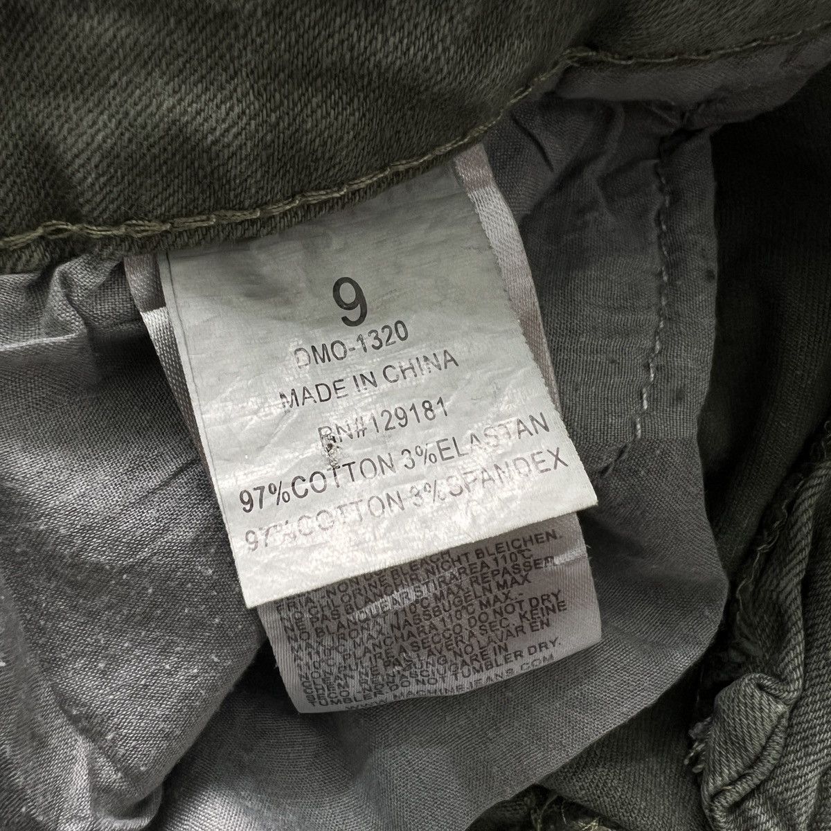 Japanese Brand Machine Nouvelle Mode Distressed Cargo Pants Size US 31 - 9 Thumbnail