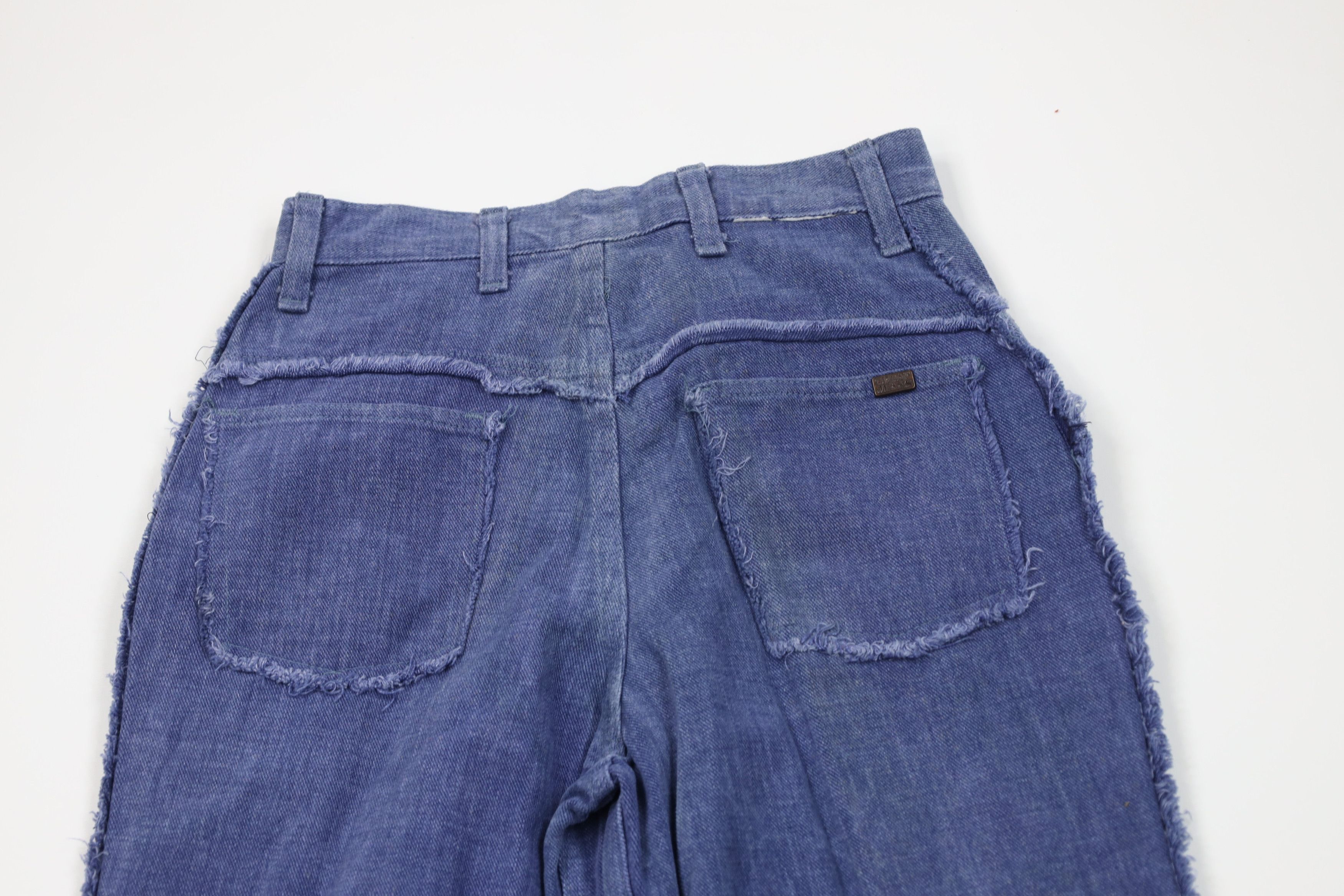 Vintage Vintage 70s Streetwear Cloth Bell Bottoms Jeans Blue USA Size 26" / US 2 / IT 38 - 12 Thumbnail