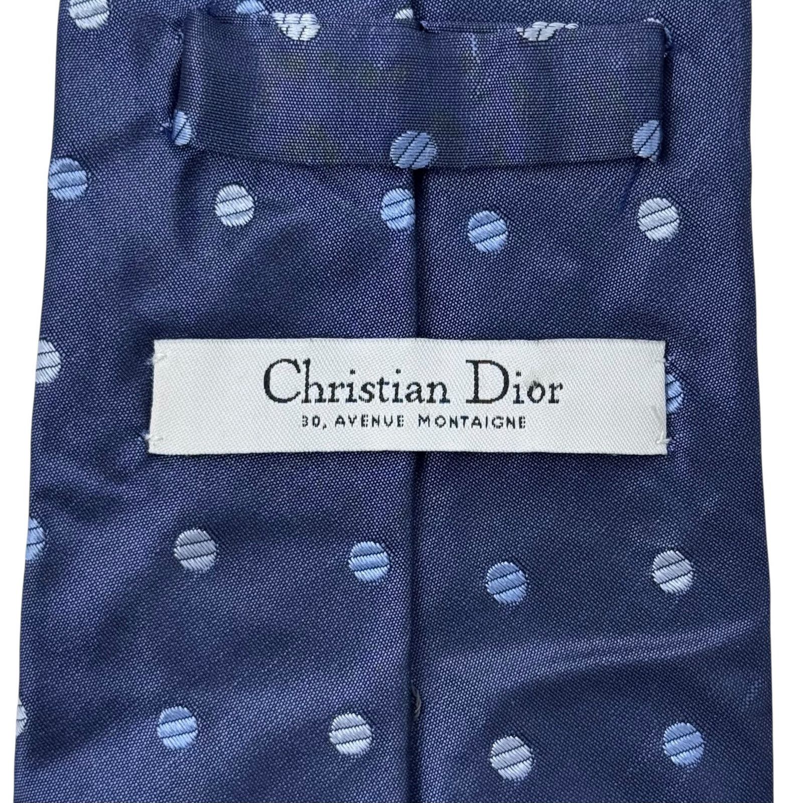 Christian Dior Monsieur Christian Dior Polka-Dot Pattern Tie Size ONE SIZE - 2 Thumbnail