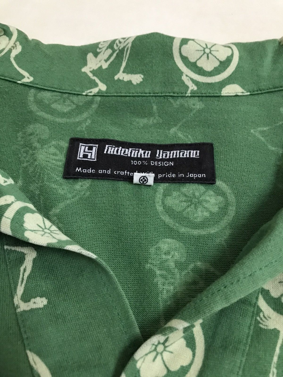 Evisu Rare Evisu Hidehiko Yamane Skull Printed Polo Shirt Size US L / EU 52-54 / 3 - 10 Thumbnail
