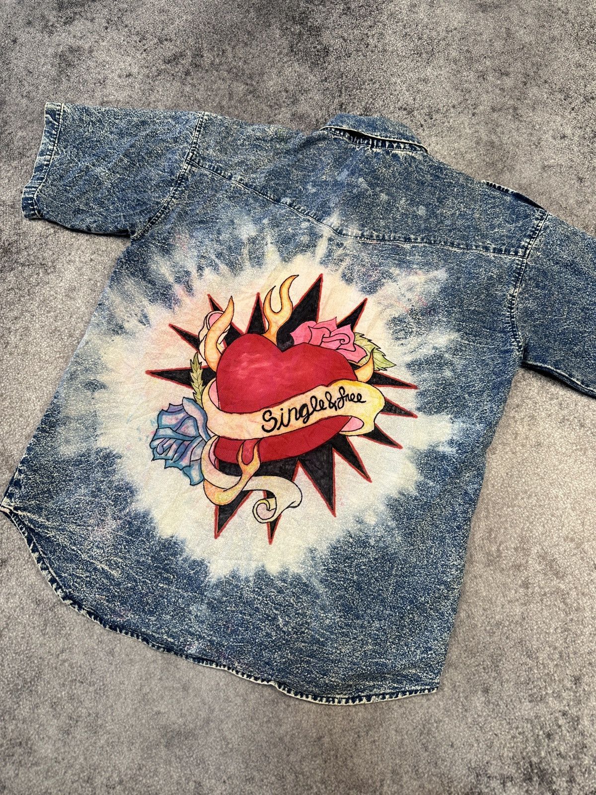 Levi's × Vintage Vintage Levi’s Denim Button Up Shirt 50s Western Wear USA XL Size US XL / EU 56 / 4 - 10 Thumbnail
