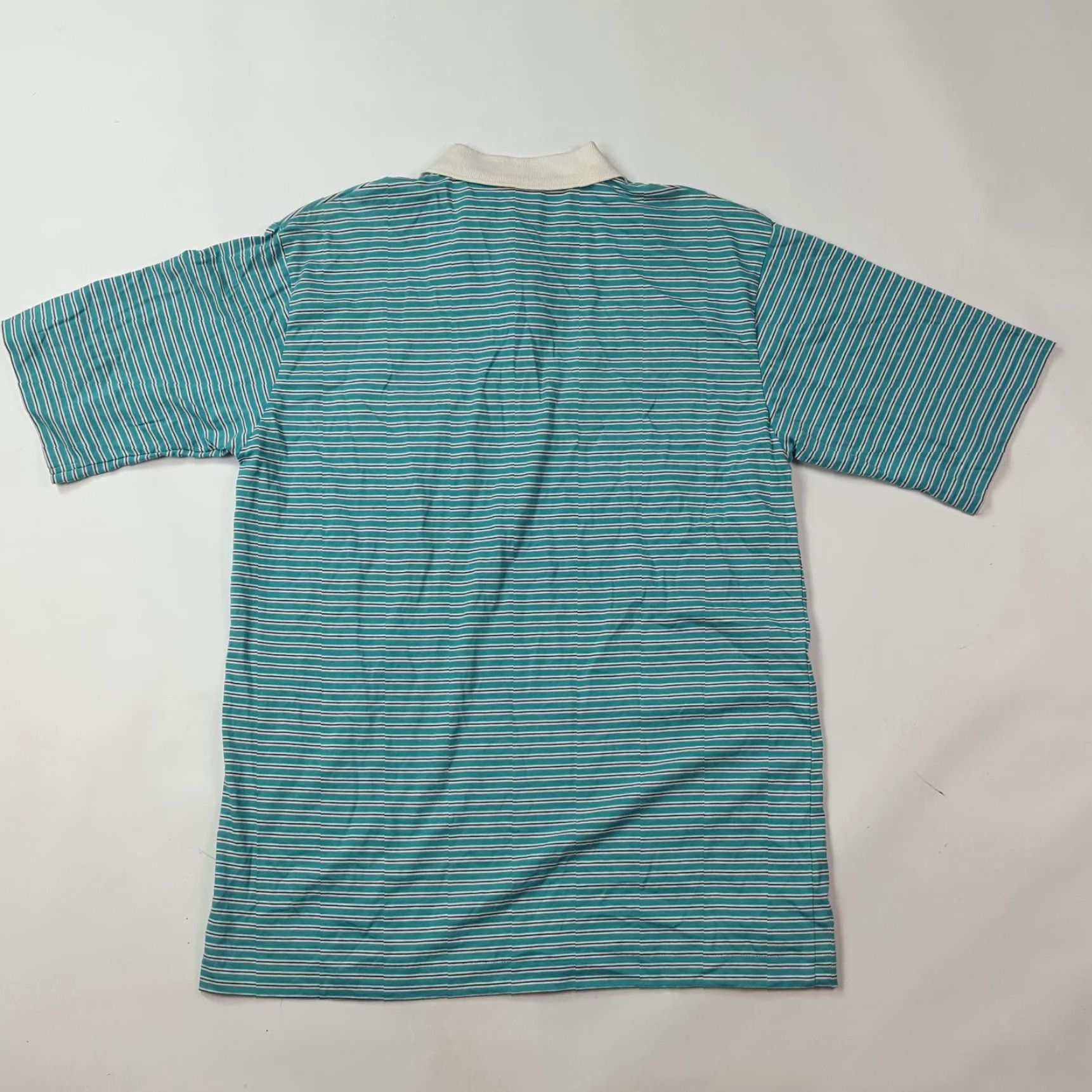 Beverly Hills Polo Club VINTAGE Beverly Hills Polo Club Mens M Striped Collared Retro Polo Shirt 90s Casual Sports Rock Skate Golf Tennis Outdoor Size US M / EU 48-50 / 2 - 5 Thumbnail