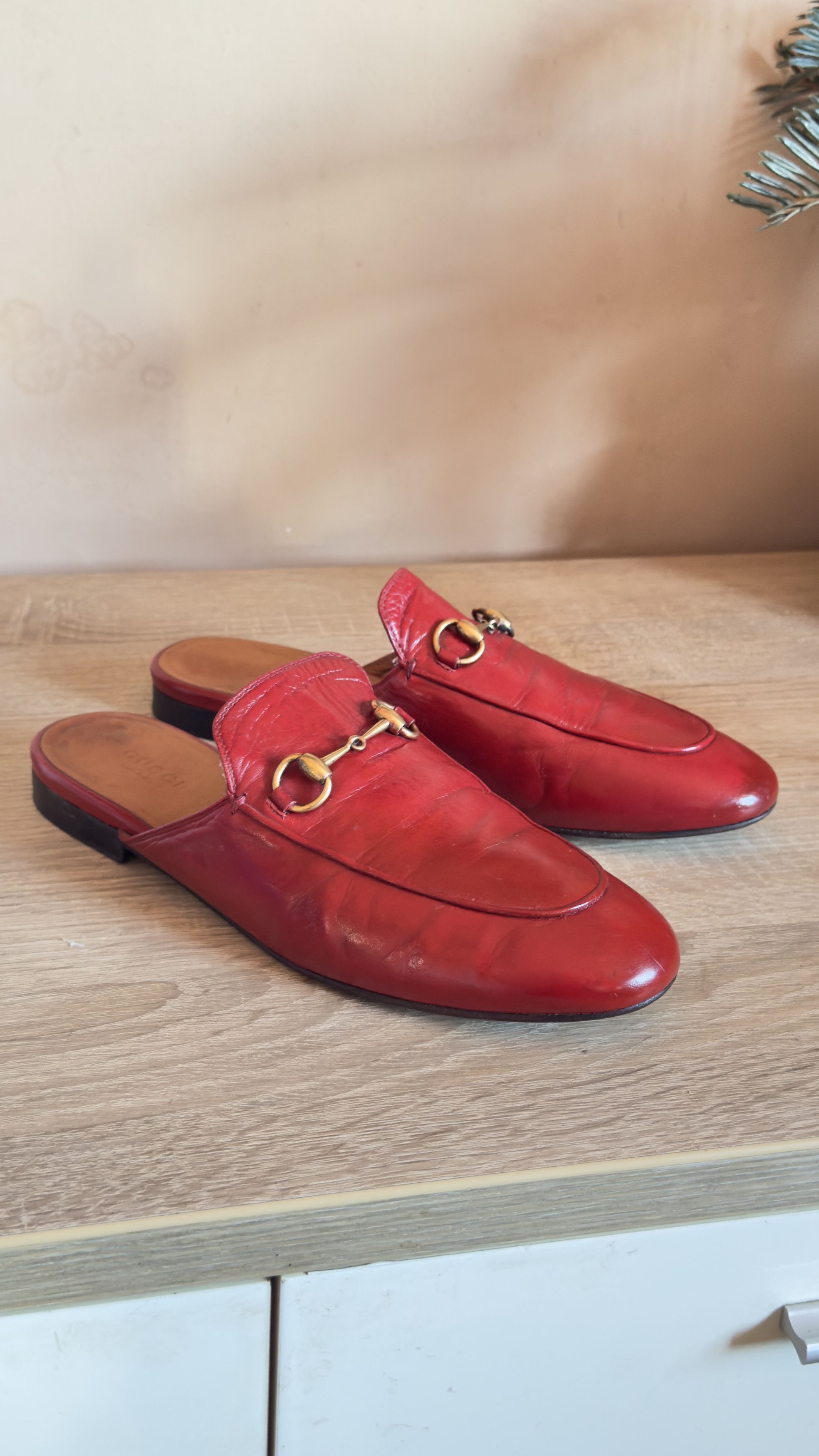 Gucci 🔥 Gucci clogs princetown horse red leather size 8 Us 38 eu Size US 8 / IT 38 - 7 Thumbnail