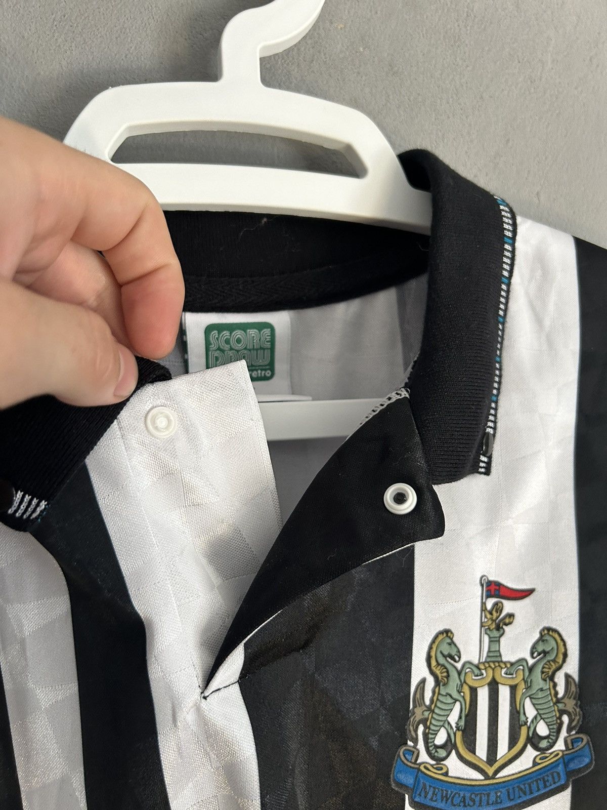 Other Newcastle United Football Shirt Score Draw 1990 Home Jersey Size US XL / EU 56 / 4 - 6 Thumbnail