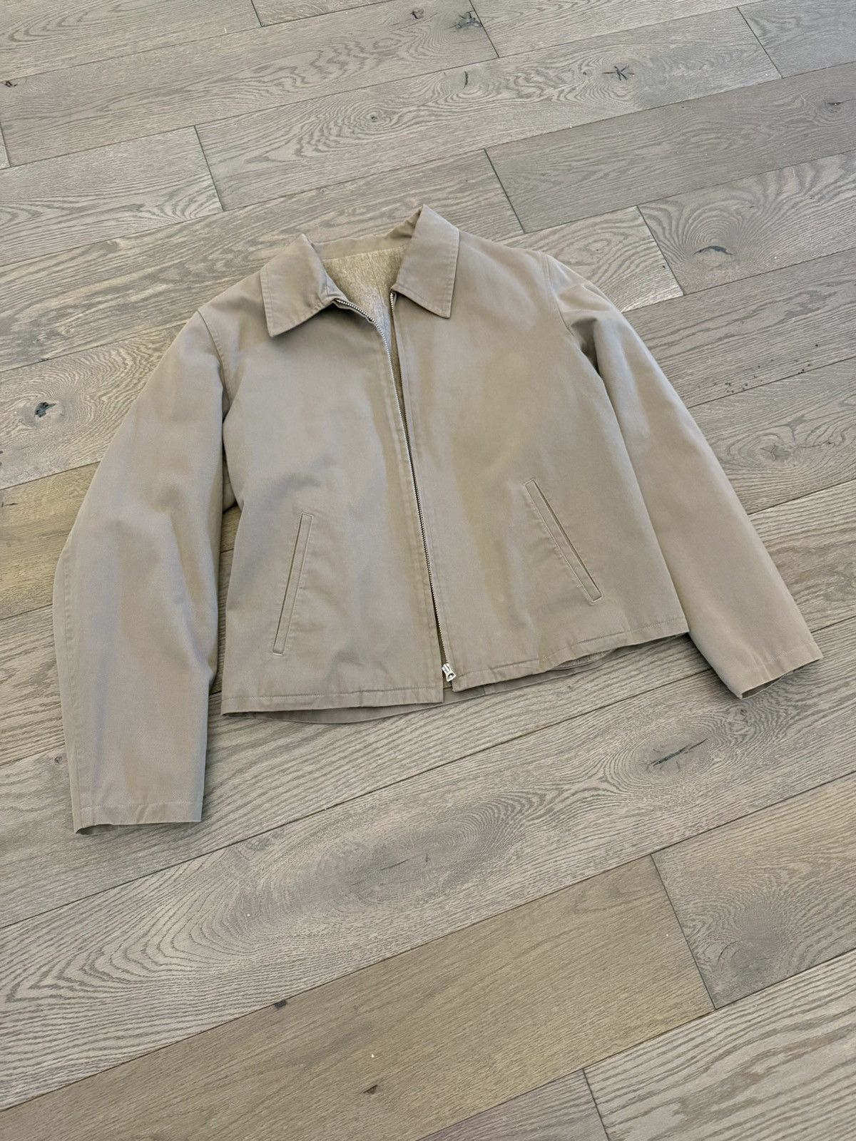 ジャケット・アウター Work Shop Yohji Yamamoto Work Jacket HARD-TWISTED LAWN 4 BUTTON WORK JACKET(XS Black): Vintage