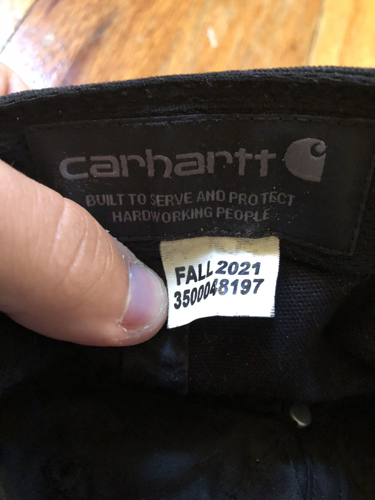 Carhartt Black Carhartt Hat Size ONE SIZE - 3 Thumbnail