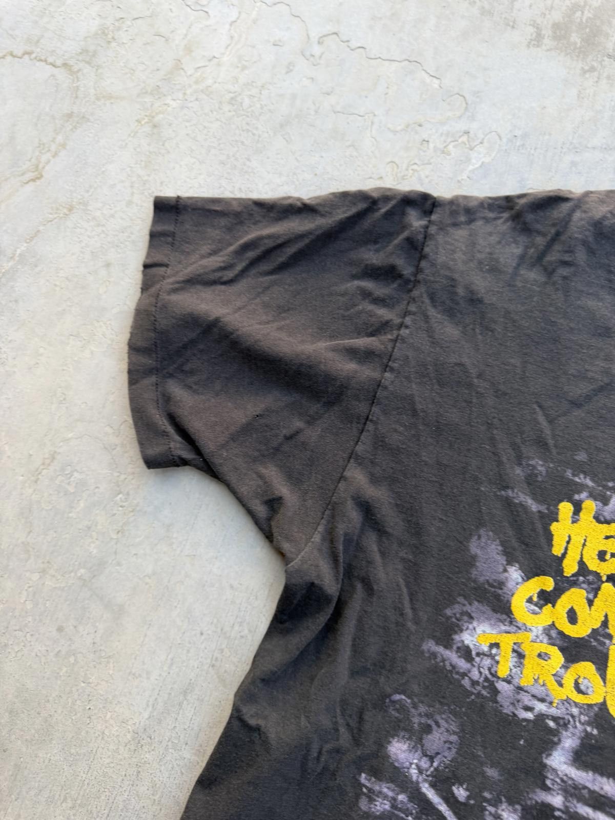 Hanes 90s Bad Company Here Comes Trouble Vintage Tee XL Size US XL / EU 56 / 4 - 6 Thumbnail