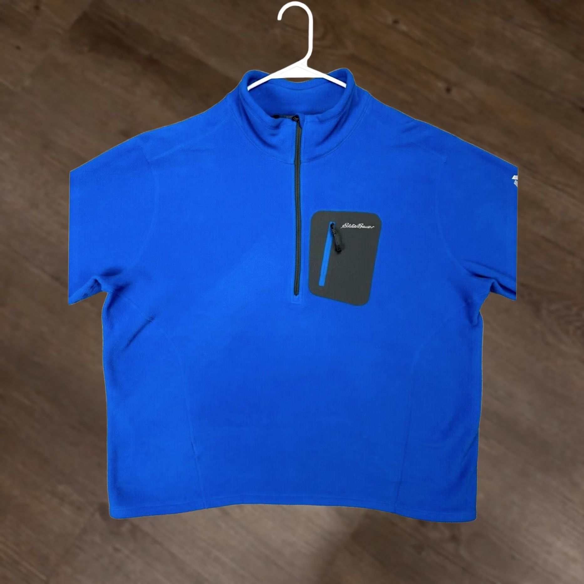 Eddie Bauer Eddie Bauer First Ascent Fleece Sweater Mens 2XL Polartec Blue Quarter Zip Logo Pullover Long Sleeve Mock Neck Winter Mens Size US XXL / EU 58 / 5 - 1 Thumbnail