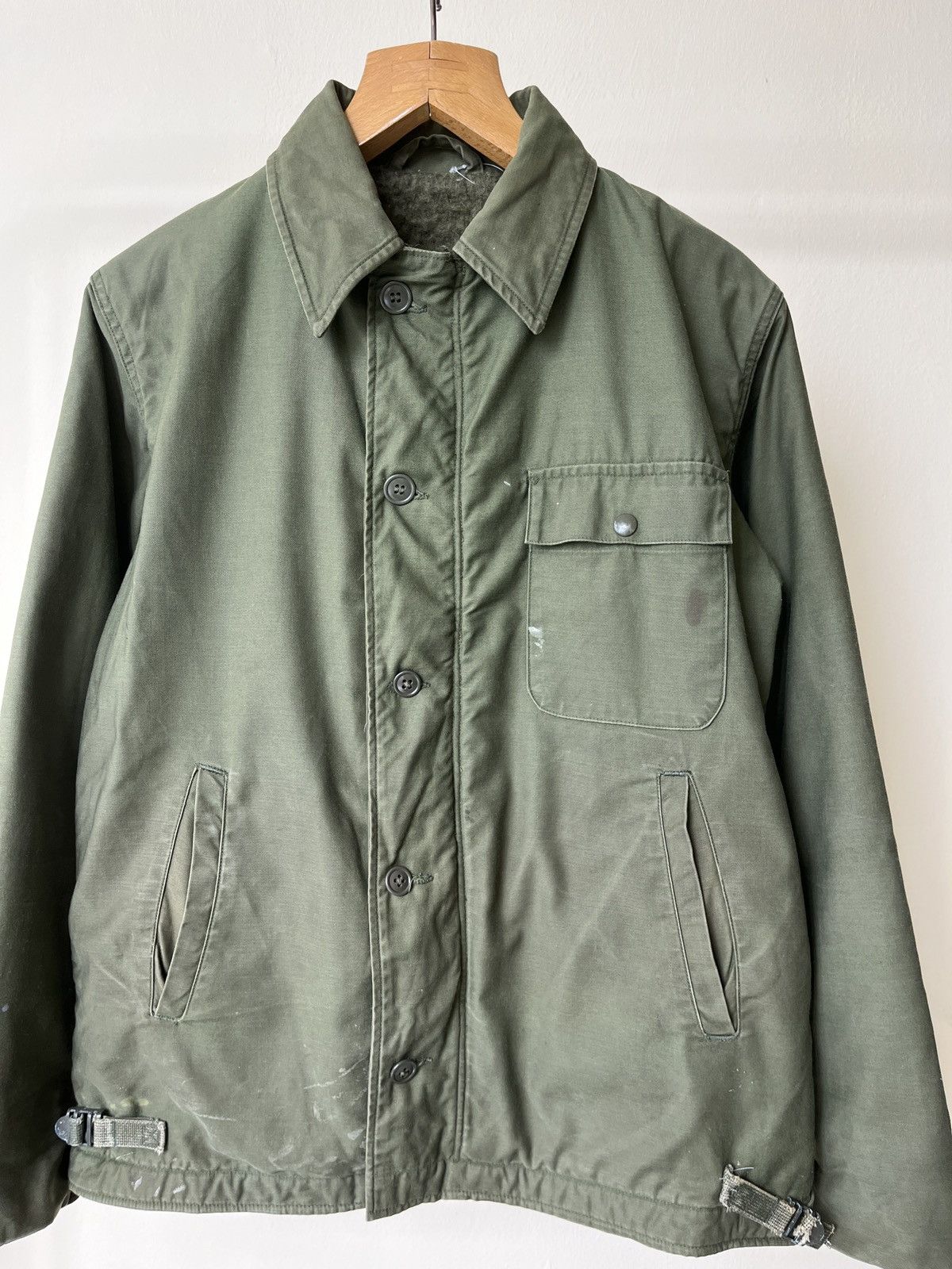 Vintage Vintage 1970s A-2 Deck Jacket USN Military Size US S / EU 44-46 / 1 - 2 Thumbnail