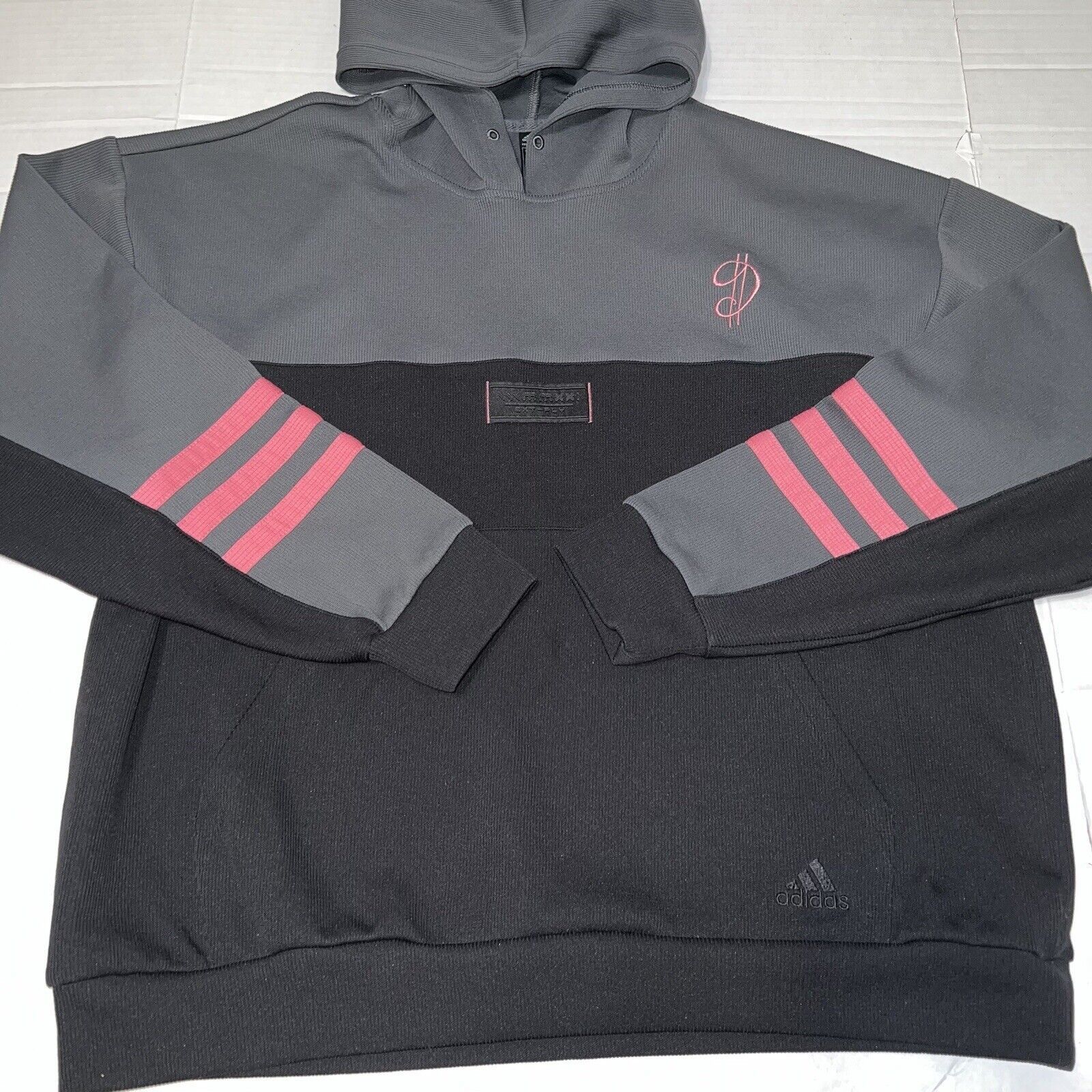 Adidas Adidas Large Gray Dame Dolla Hoodie Sweater Damian Lillard Size US L / EU 52-54 / 3 - 1 Thumbnail