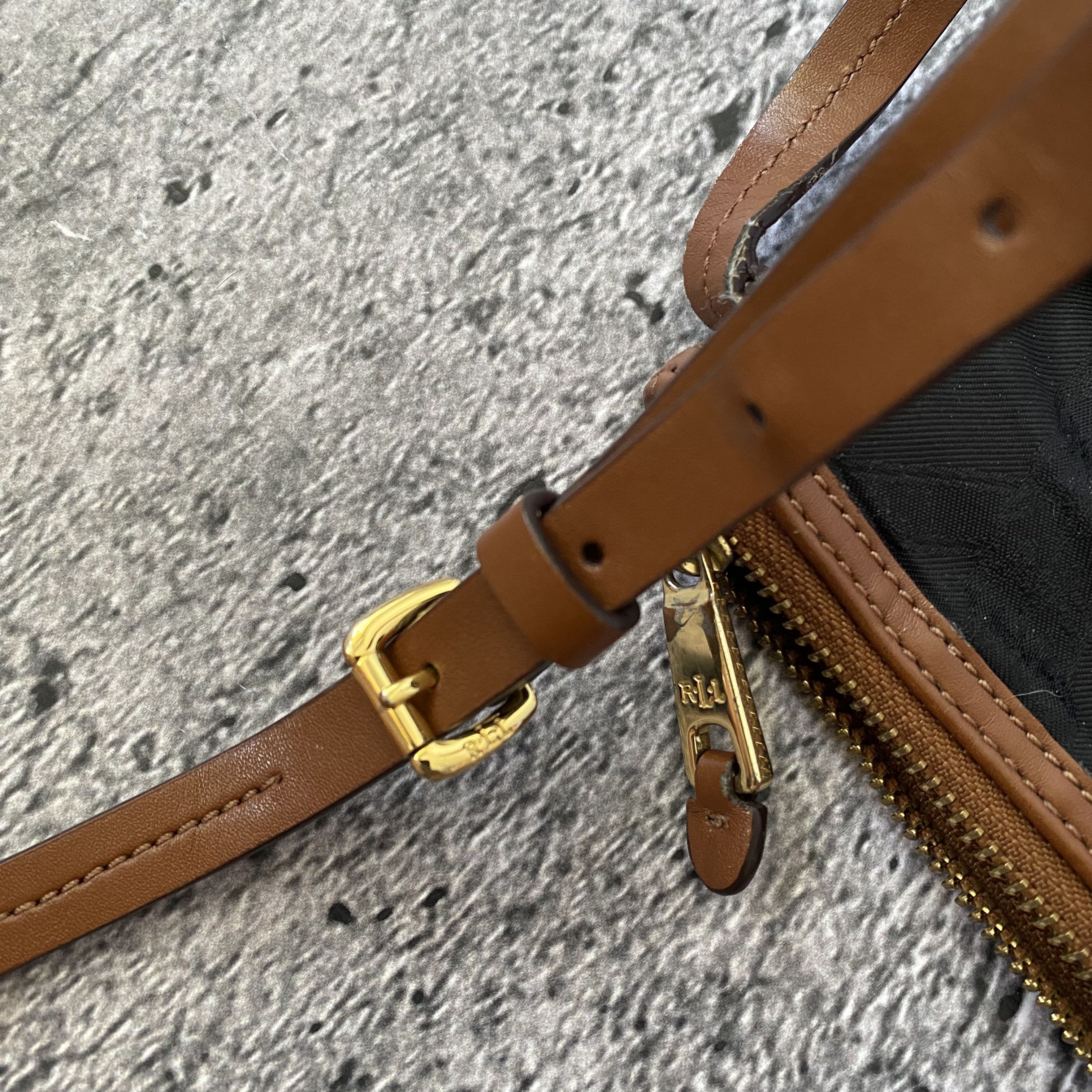 RRL Ralph Lauren × Vintage Ralph Lauren RLL Clutch Bag Black Size ONE SIZE - 8 Thumbnail