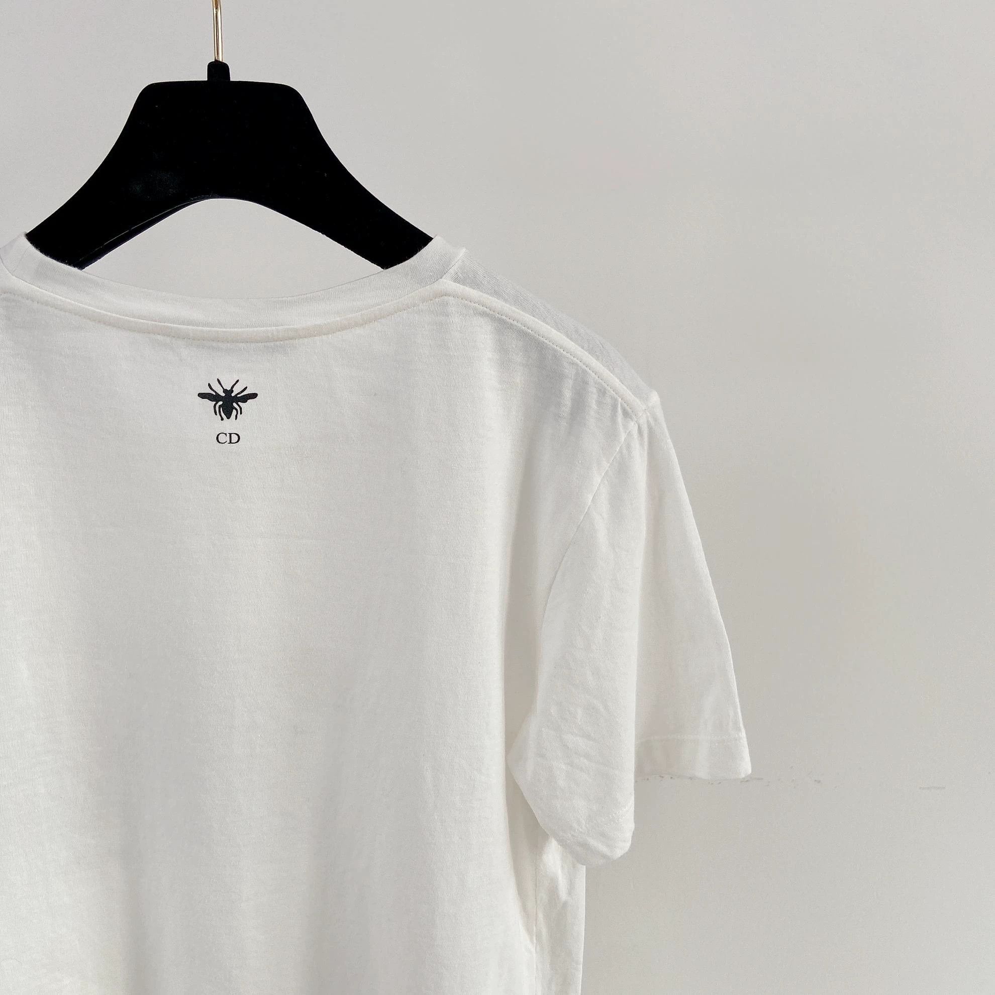 Dior Christian Dior White Logo Tee S Size S / US 4 / IT 40 - 5 Thumbnail