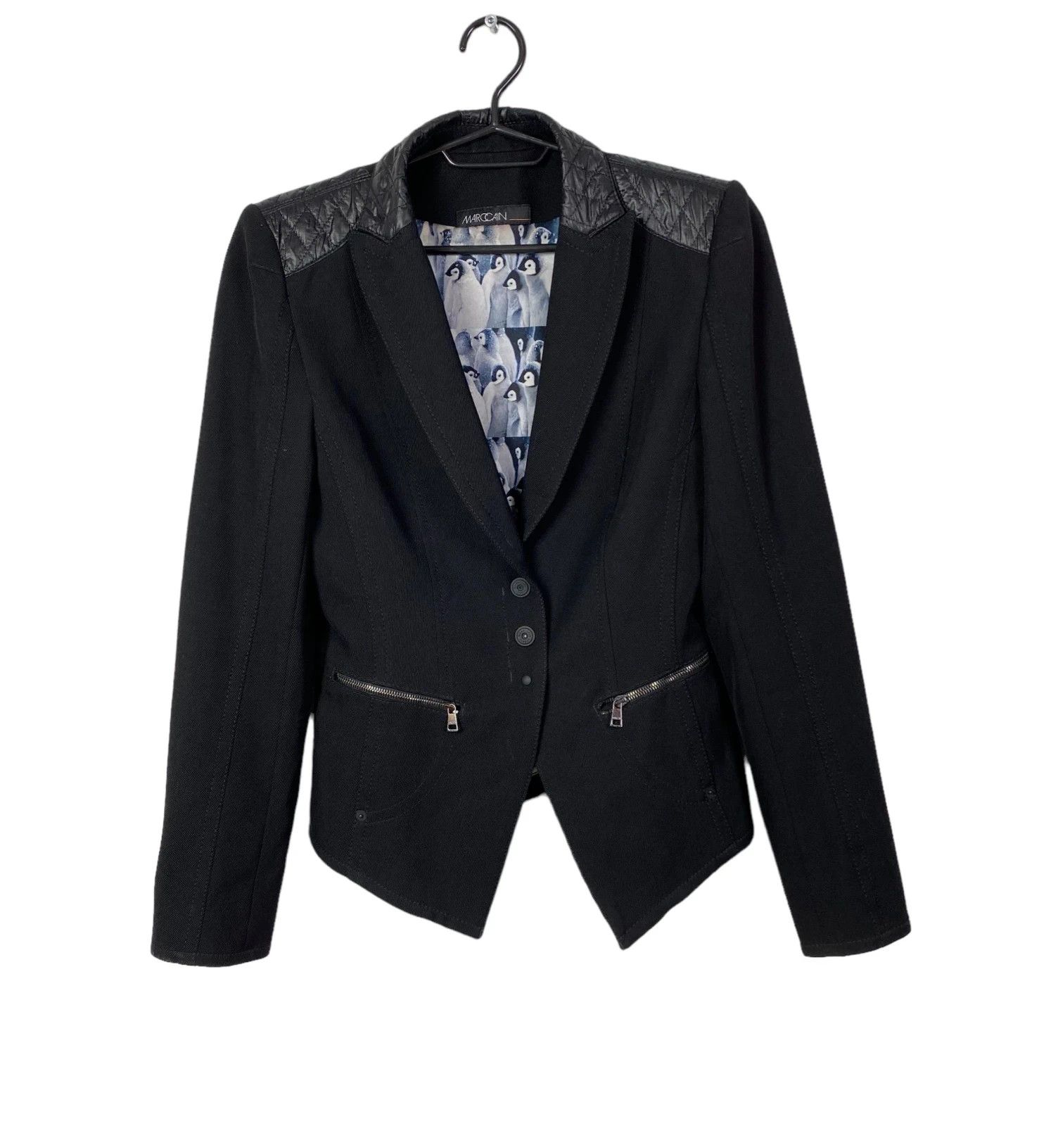 Other Marc Cain Wool Blazer Quilted Details size 2 Size S / US 4 / IT 40 - 6 Thumbnail