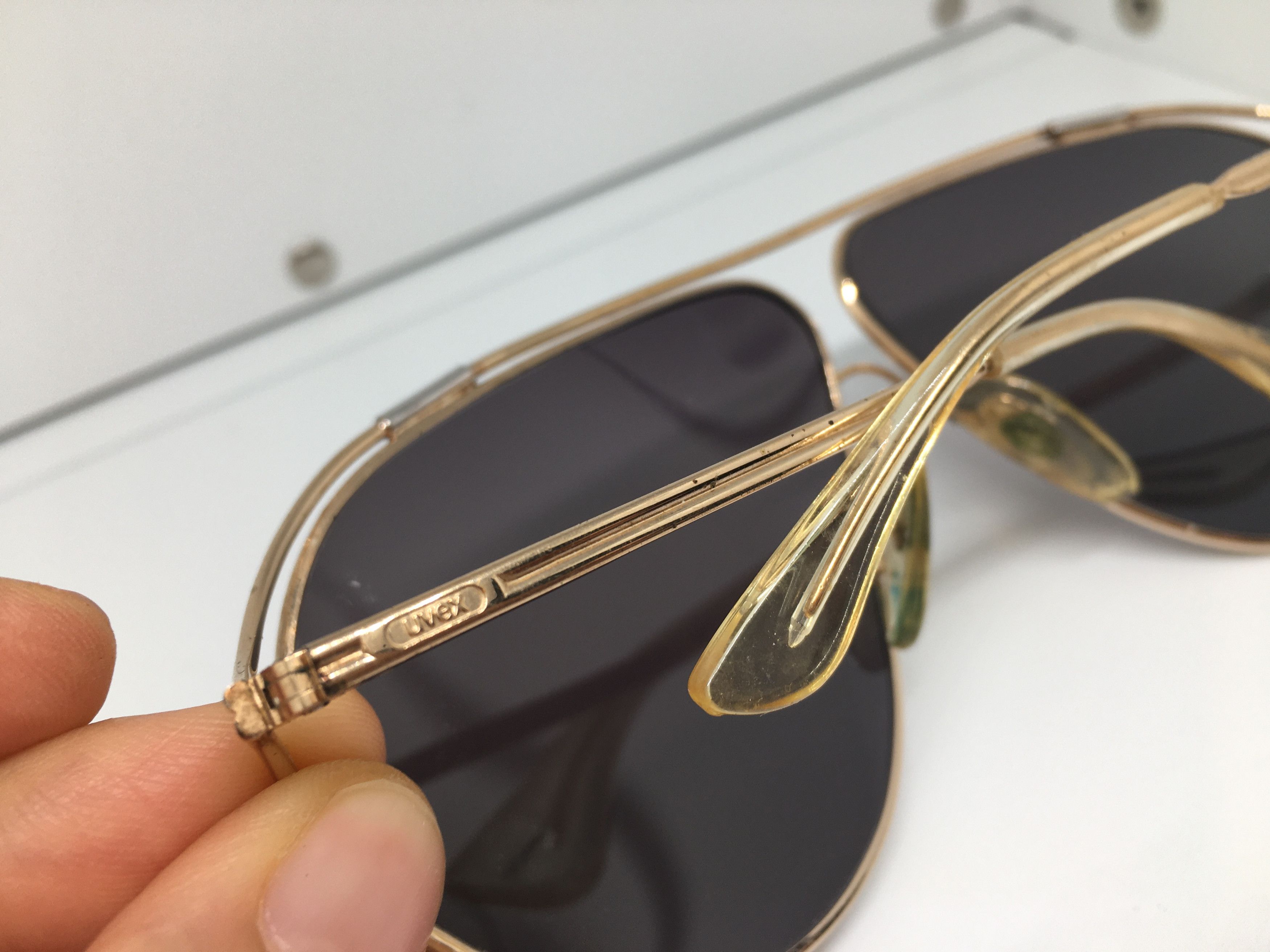 Vintage Vintage UXEX GERMANY N.Y.C PLAYER SUNGLASSES EYEGLASSES Size ONE SIZE - 9 Thumbnail