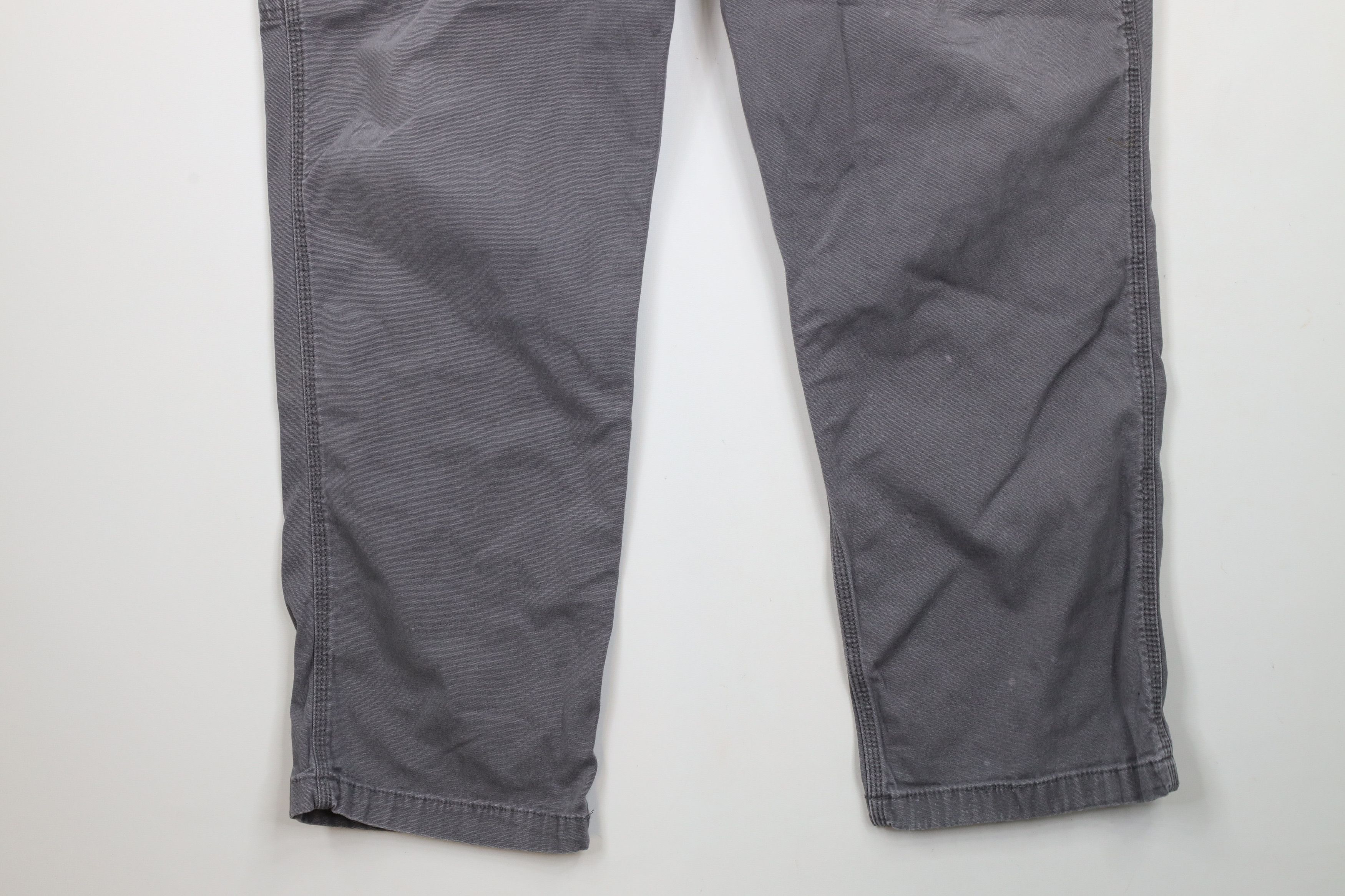 Carhartt × Vintage Vintage Carhartt Relaxed Fit Wide Leg Dungaree Pants Gray Size US 40 / EU 56 - 4 Thumbnail