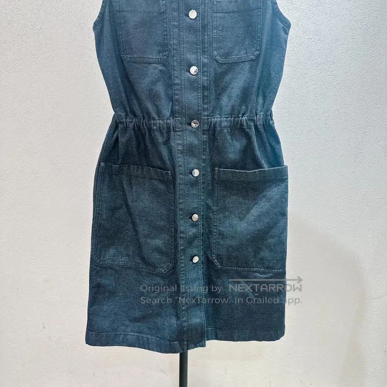 Hermes Hermes Denim Sleeveless Two-Way Dress Size XS / US 0-2 / IT 36-38 - 4 Thumbnail