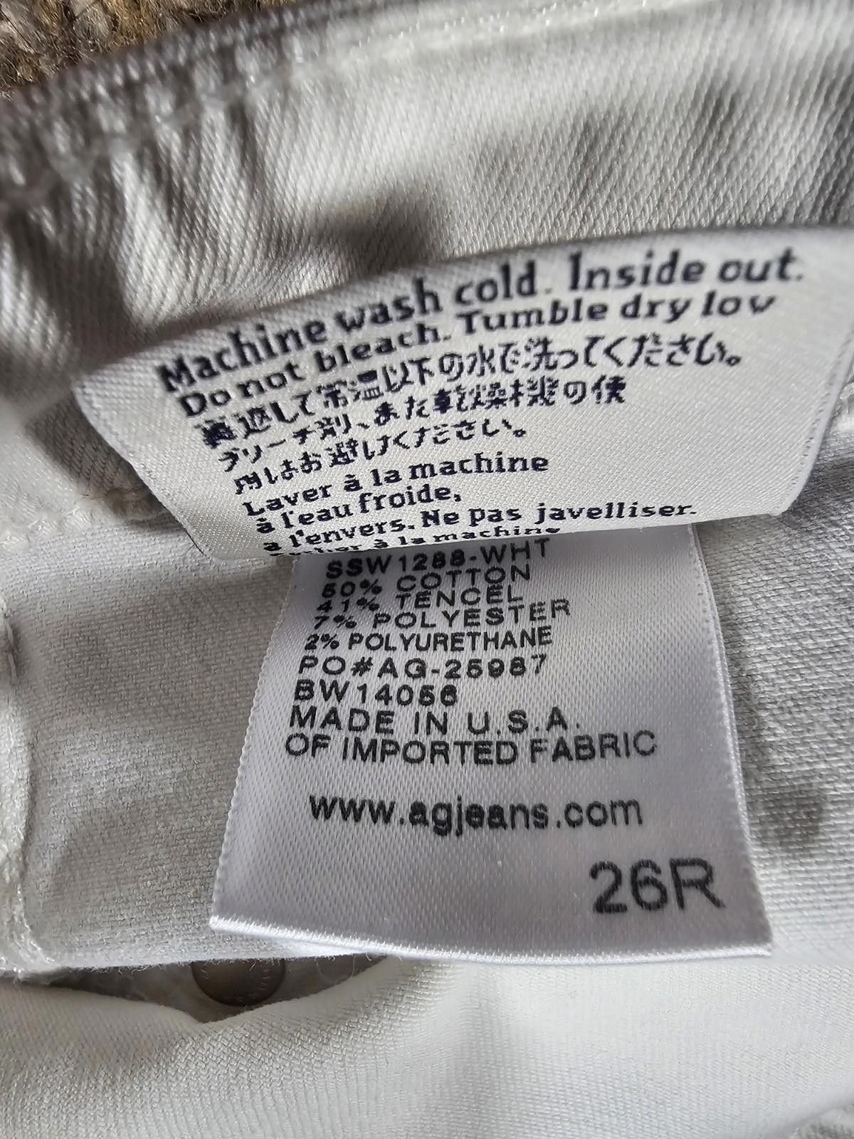 AG Adriano Goldschmied AG Adriano Goldschmeid Jeans 26R Legging Ankle Super Skinny Size 26" / US 2 / IT 38 - 11 Thumbnail
