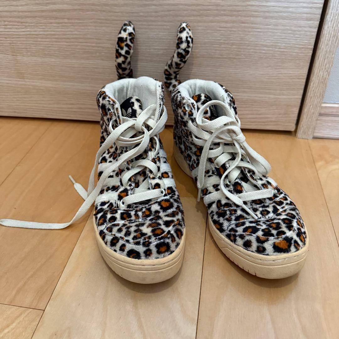 Adidas × Jeremy Scott Adidas X Jeremy Scott Leopard Tail Sneakers