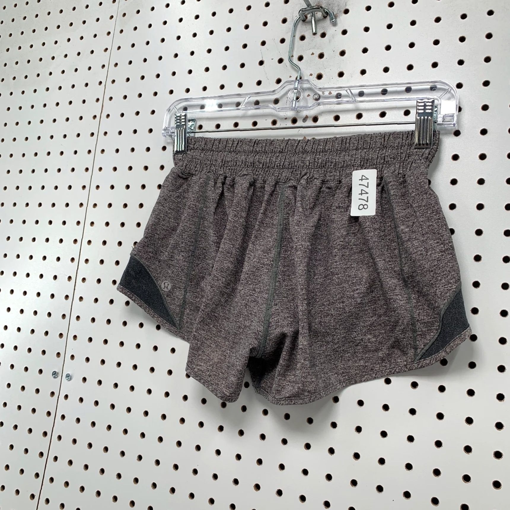 Lululemon Lululemon Athletic Active Shorts Womens Size 4 Gray Elastic Waist Run Yoga Size 27" / US 4 / IT 40 - 4 Thumbnail