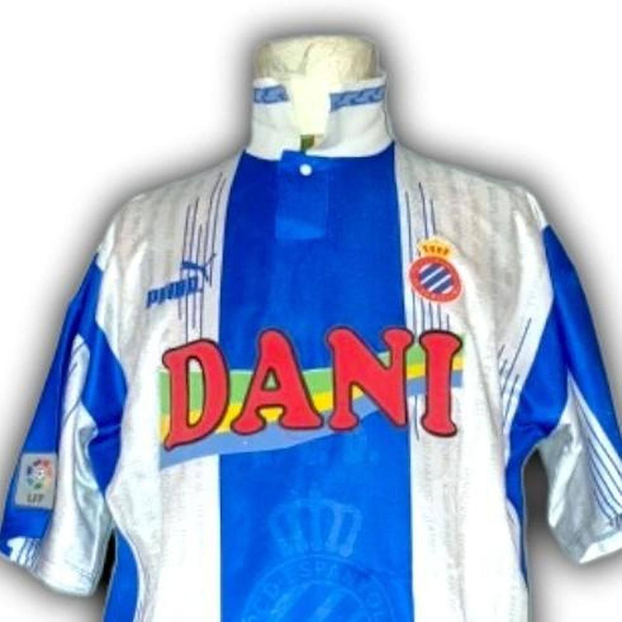 Puma RCD Espanyol Español Spain 1995 1996 Home Shirt Jersey Size US XL / EU 56 / 4 - 3 Thumbnail