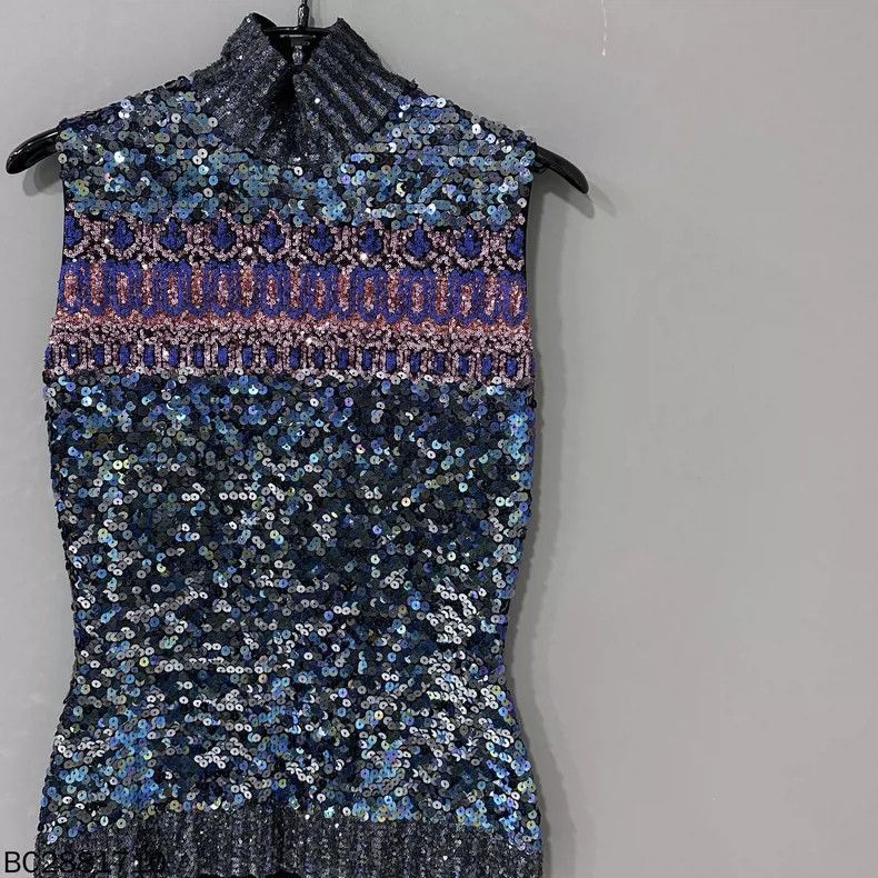 Dior Sleeveless Sequin Top by Dior-2506 Size S / US 4 / IT 40 - 2 Thumbnail