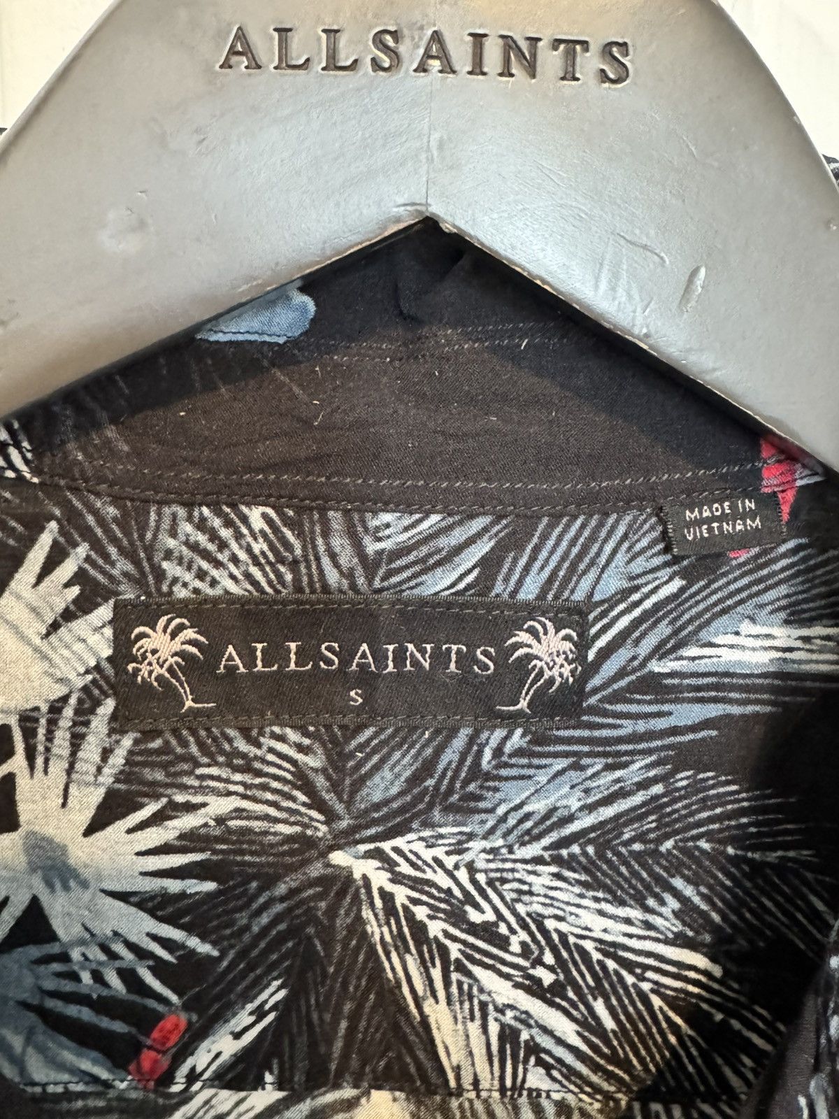 Allsaints Allsaints long sleeve Hawaiian shirt palm tree men S Size US S / EU 44-46 / 1 - 3 Thumbnail