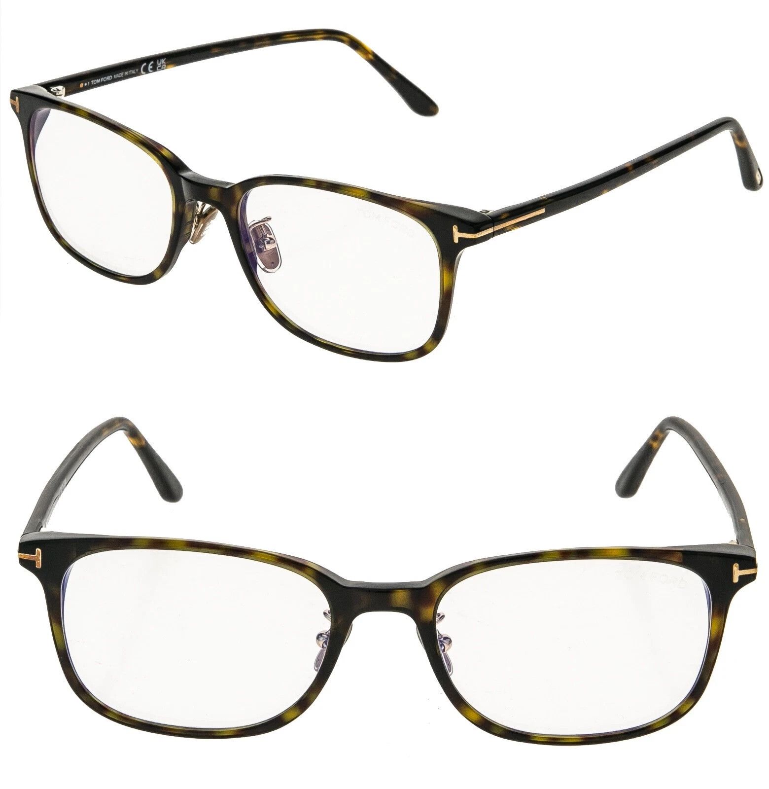 Tom Ford TOM FORD TF5852DB 052 Brown Optical Eyeglass 5852 FT5852 Size ONE SIZE - 1 Thumbnail