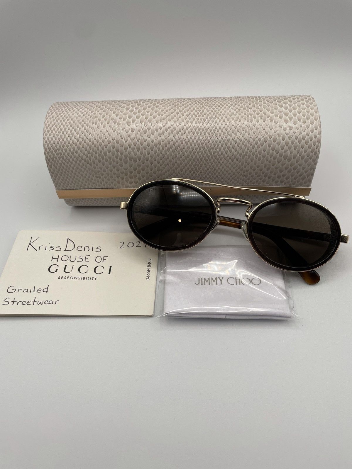 Jimmy Choo Jimmy Choo Statement Sunglasses Size ONE SIZE - 10 Thumbnail