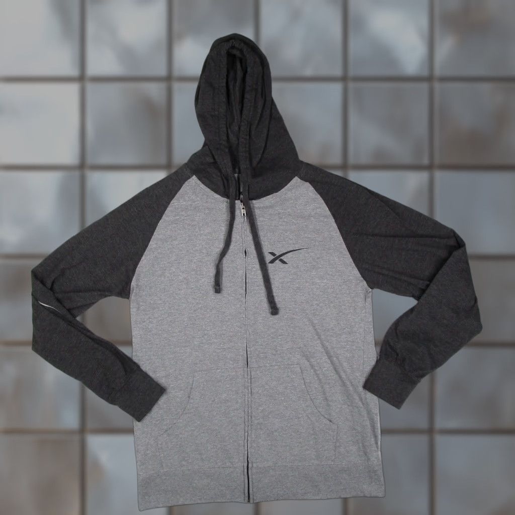 Logo 7 SpaceX Hoodie Mens L Gray Raglan Full Zip Logo Graphic Lightweight Size US L / EU 52-54 / 3 - 1 Thumbnail