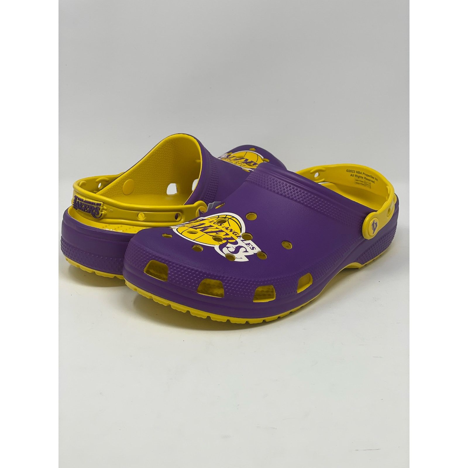 Crocs CROCS NBA Los Angeles Lakers Classic Clogs NEW Men’s Size 10 Size US 10 / EU 43 - 5 Thumbnail