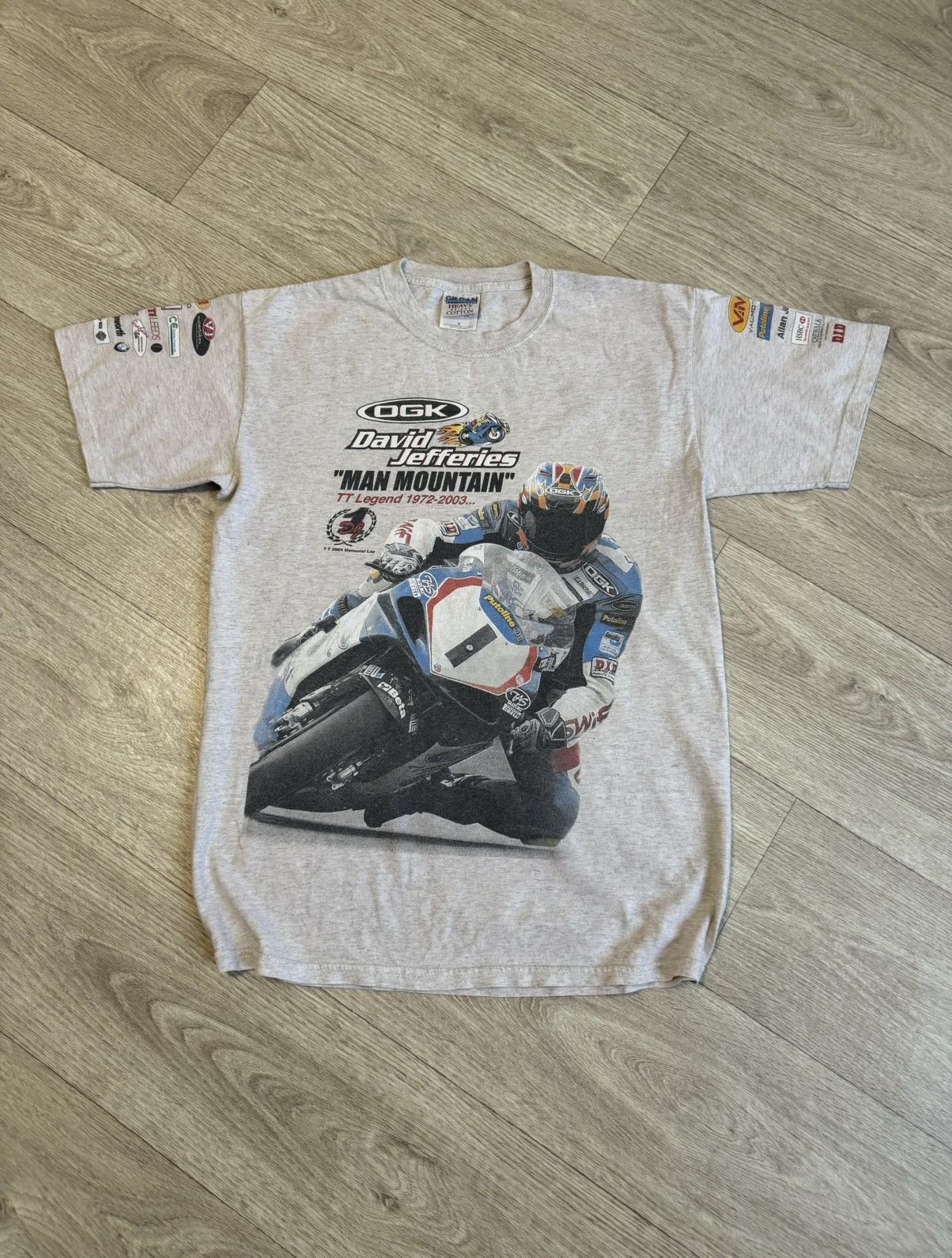 Vintage 🔷Vintage David Jefferies 2004 T-shirt🔷 Size US M / EU 48-50 / 2 - 1 Thumbnail