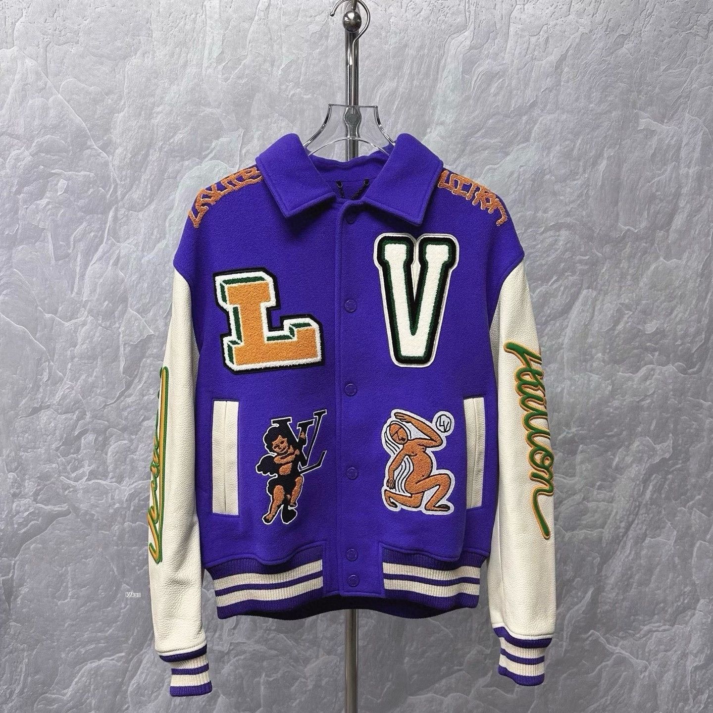 Louis Vuitton Louis Vuitton Color Block Frog Baseball Jacket Size US M / EU 48-50 / 2 - 1 Thumbnail