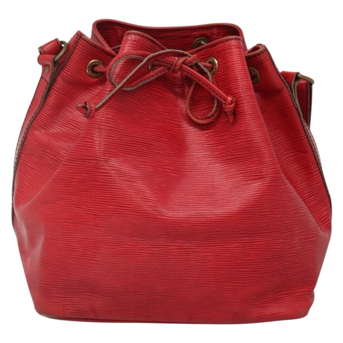 Louis Vuitton LOUIS VUITTON Epi Petit Noe Shoulder Bag Red M44107 Size ONE SIZE - 13 Thumbnail