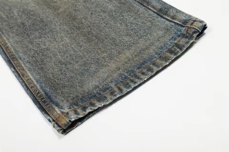 Other Heavy Duty Vintage Distressed Ripped Jean Size US 32 / EU 48 - 6 Thumbnail