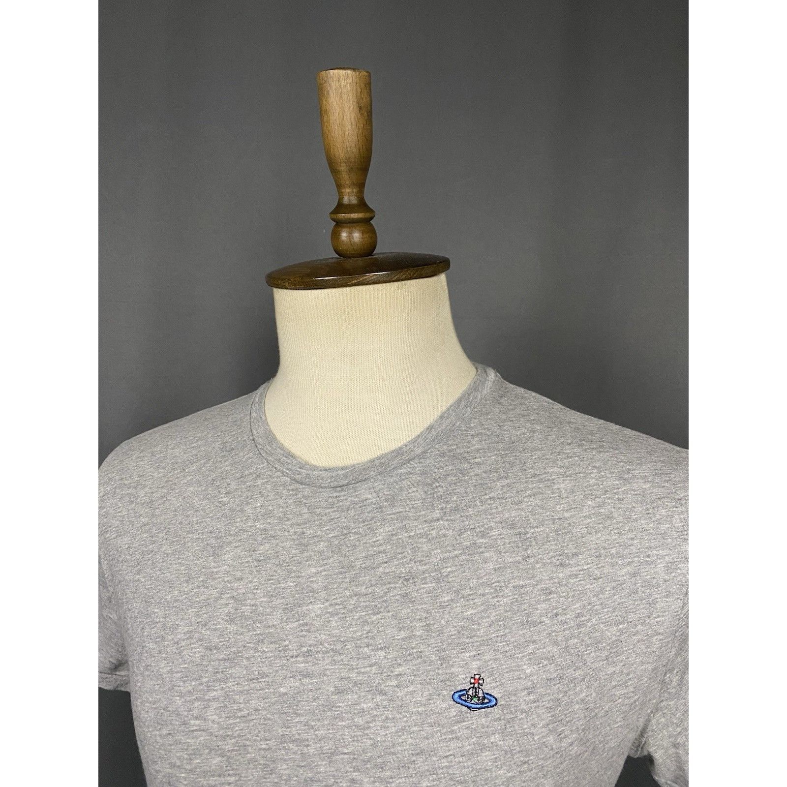 Vivienne Westwood Vivienne Westwood Small Logo Men's Gray T-Shirt Size L Size US L / EU 52-54 / 3 - 4 Thumbnail