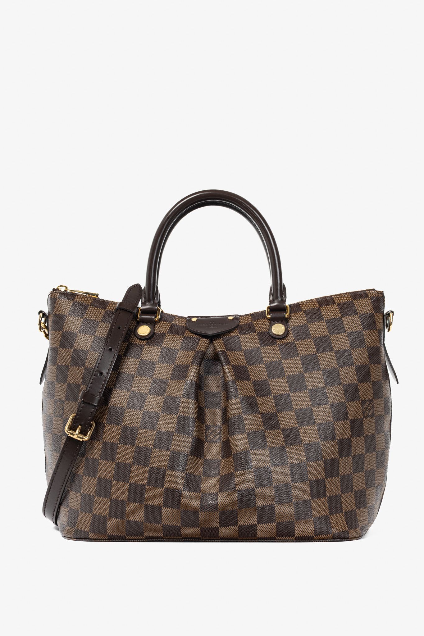 Louis Vuitton Louis Vuitton Siena MM Damier Ebene Canvas Tote Size ONE SIZE - 1 Thumbnail