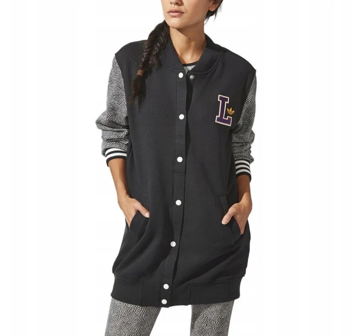 Adidas × NBA Adidas Original Jual Varsity LA Lakers Jacket M69953 Size M / US 6-8 / IT 42-44 - 3 Thumbnail