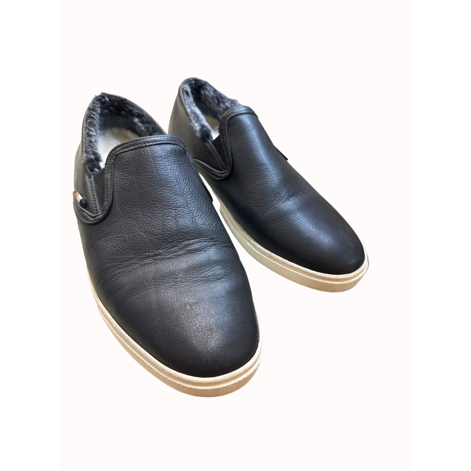 Allen Edmonds Allen Edmonds men’s black leather fur lined slip loafers siz Size US 9 / EU 42 - 1 Thumbnail