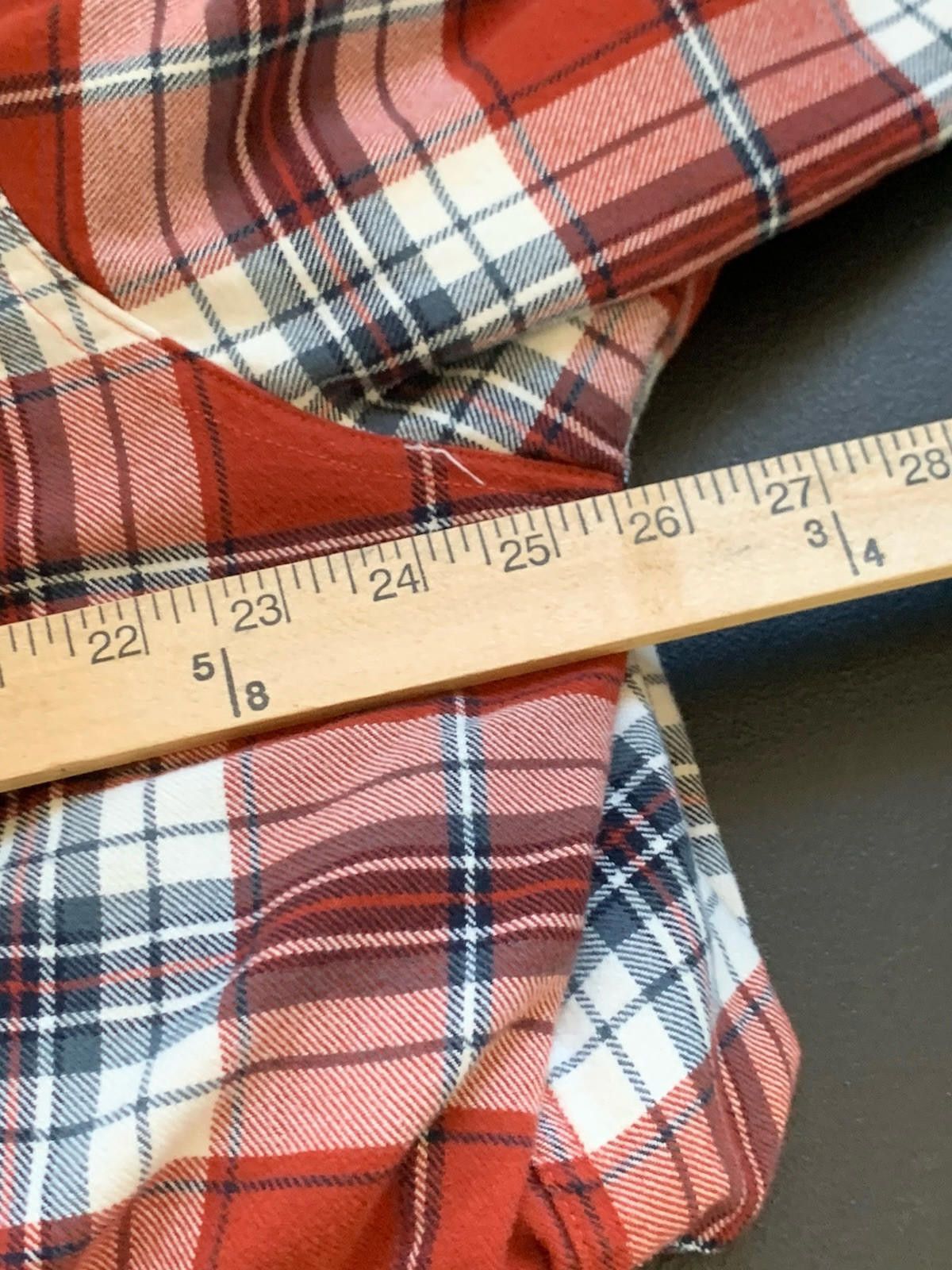 L.L. Bean LL Bean Fleece Lined Flannel Shirt Mens XXL Red Plaid Size US XXL / EU 58 / 5 - 6 Thumbnail