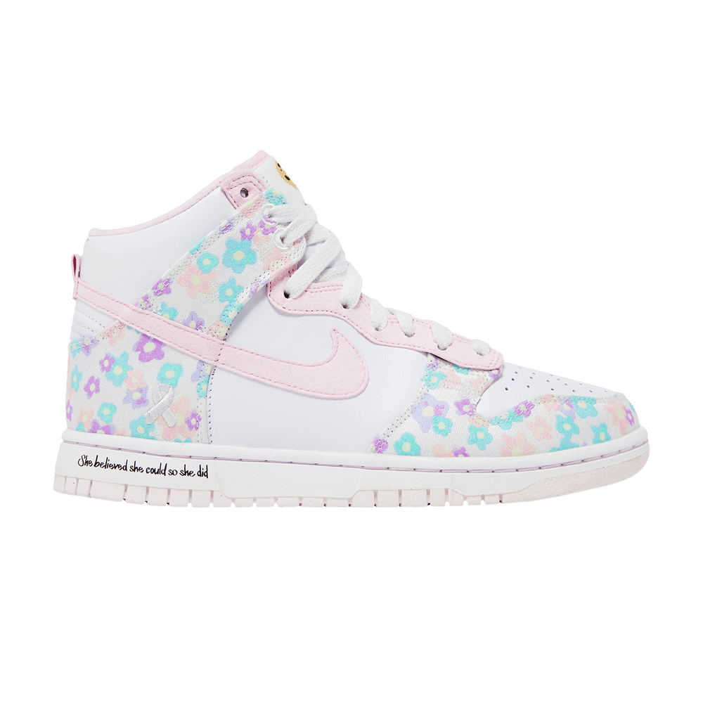 image of Nike Wmns Dunk High Doernbecher Xix Shoes in Purple, Women's (Size 10)