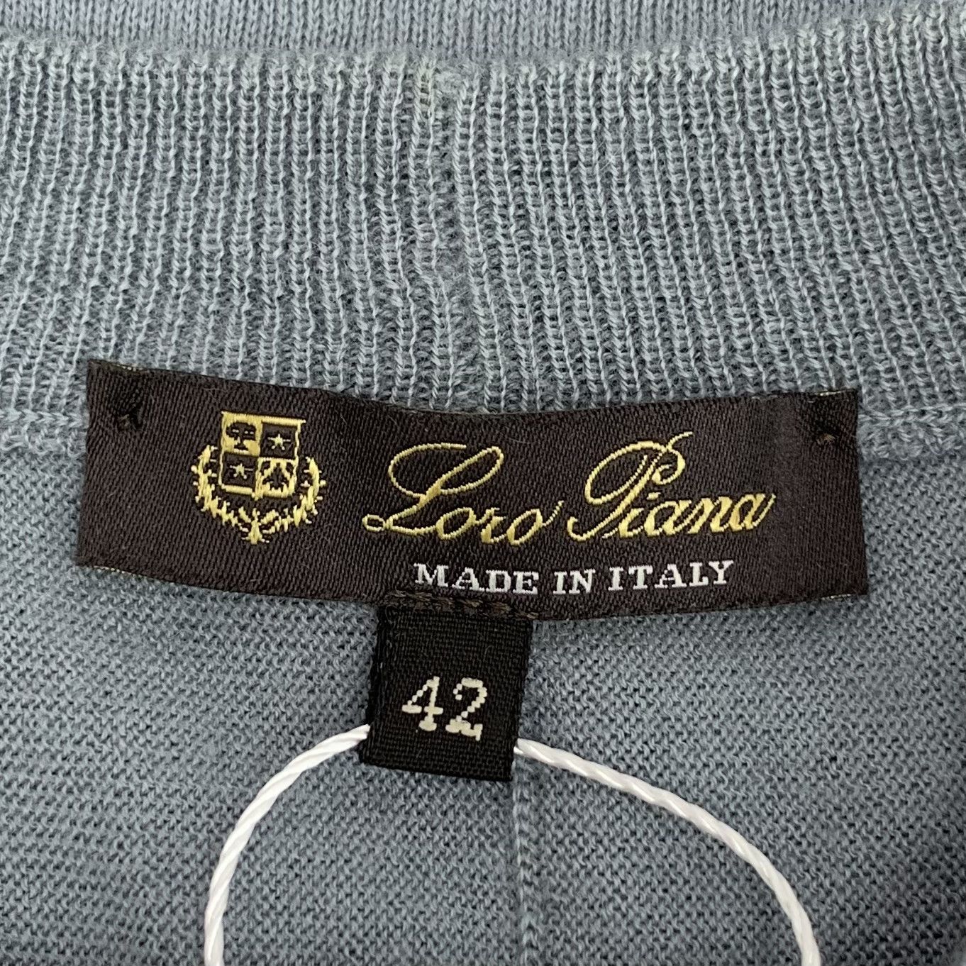 Loro Piana Loro Piana Cashmere Knit Sweater Blue (42) Size US XS / EU 42 / 0 - 6 Thumbnail