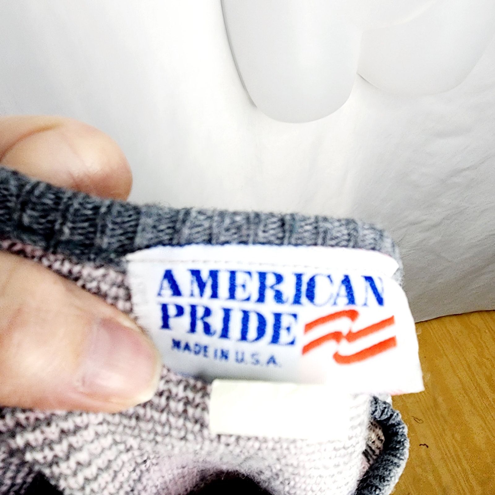 Other Vintage American Pride Acrylic Gray & Pink FlowerSweater M Size M / US 6-8 / IT 42-44 - 2 Thumbnail