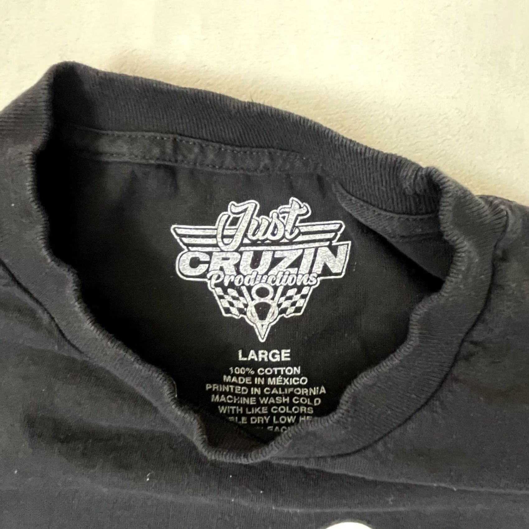 Etro VINTAGE Just Cruzin T-Shirt Crew Neck Short Sleeve Men L Black Cotton 90s Cars Retro Vintage Size US L / EU 52-54 / 3 - 5 Thumbnail